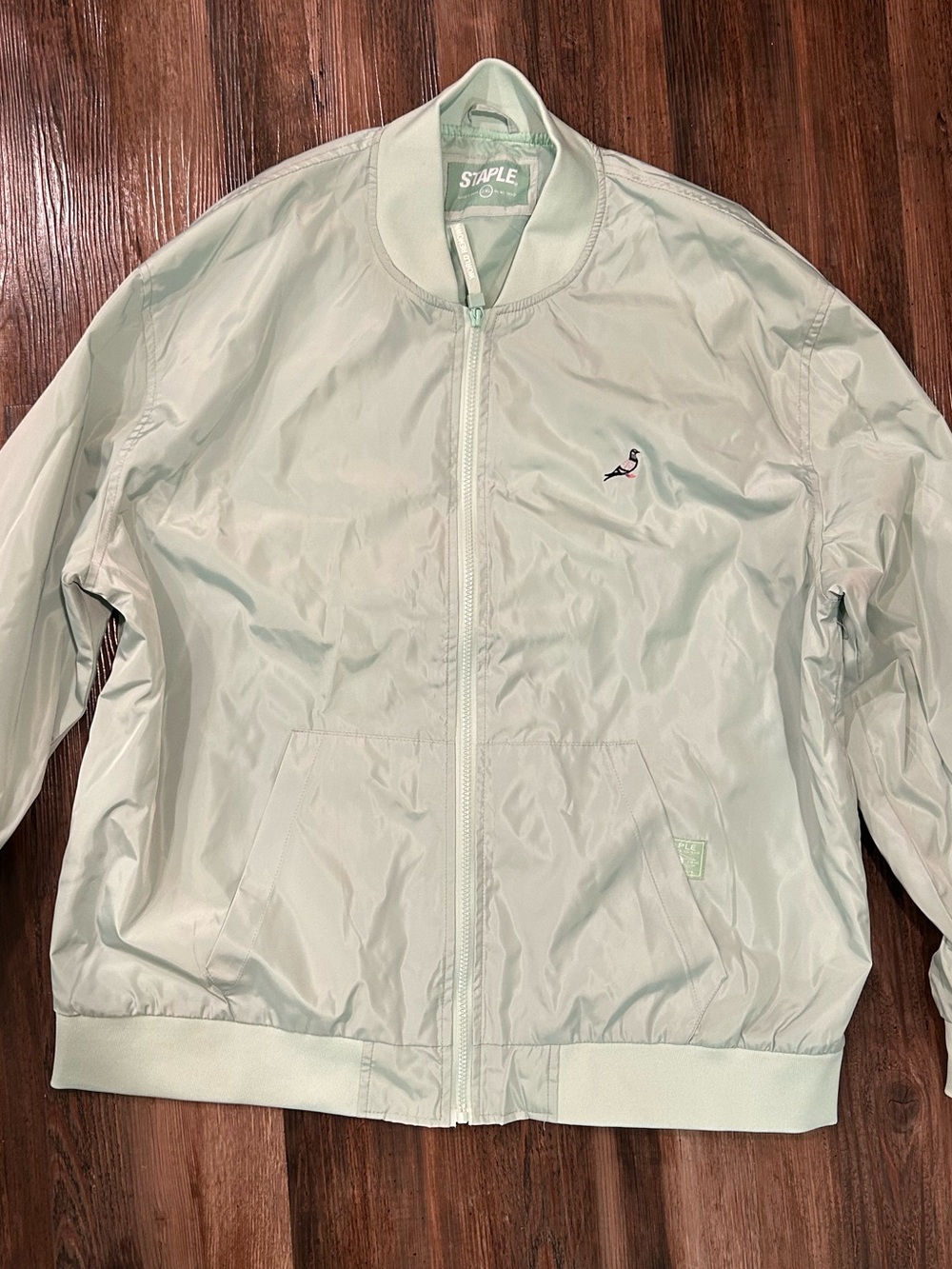 Staple Pigeon Men's Bomber Jacket Mint Green Size 2XL streetwear